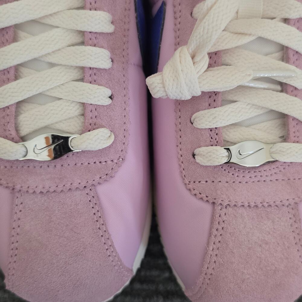 Nike Women's Size 10 Cortez Textile Sneaker Pink Sail Paramount Blue NIB - Picture 8 of 11